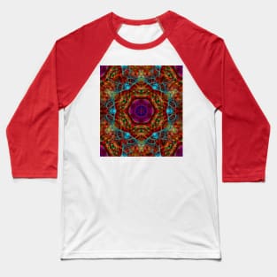 Magical vibrant web Baseball T-Shirt